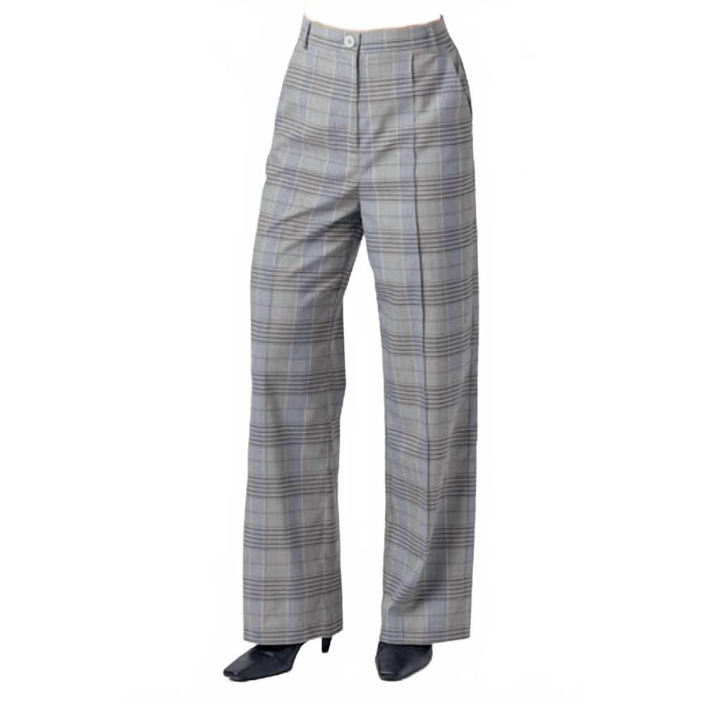 NEW SUNDAYS olympia pants in bordeaux plaid